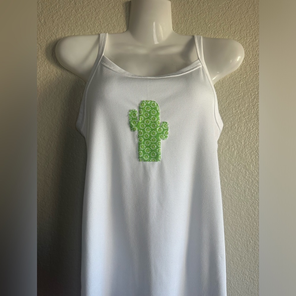 Hand Sewn Cactus Tank Top